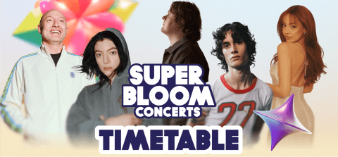 The timetable for our SUPERBLOOM Concerts is here!